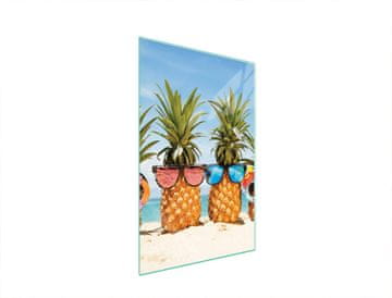 TMK STAKLENA DASKA ZA REZANJE 35x52 ANANAS