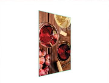 TMK STAKLENA DASKA ZA REZANJE 35x52 VINO