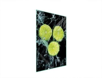 TMK STAKLENA DASKA ZA REZANJE 35x52 LIMUN