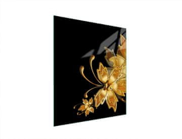 TMK STAKLENA DASKA ZA REZANJE 45x52 ZLATNA