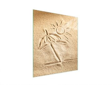 TMK STAKLENA DASKA ZA REZANJE 45x52 BEACH