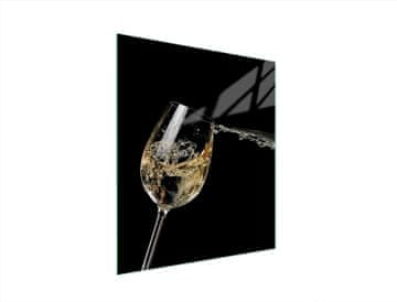 TMK STAKLENA DASKA ZA REZANJE 45x52 VINO