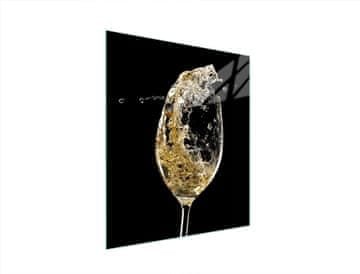 TMK STAKLENA DASKA ZA REZANJE 45x52 VINO