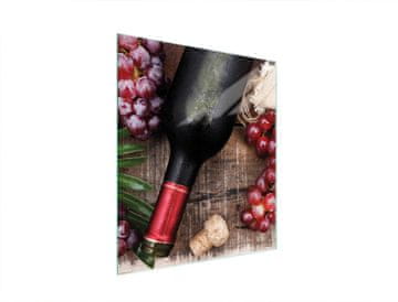 TMK STAKLENA DASKA ZA REZANJE 45x52 VINO