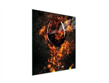 TMK STAKLENA DASKA ZA REZANJE 45x52 VINO