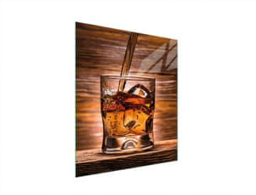 TMK STAKLENA DASKA ZA REZANJE 45x52 WHISKY