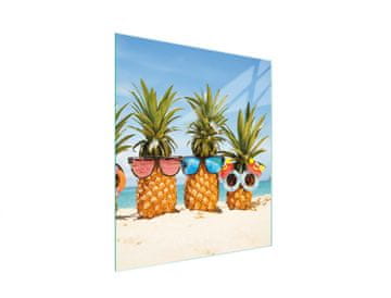 TMK STAKLENA DASKA ZA REZANJE 45x52 ANANAS