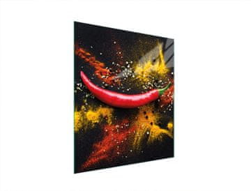 TMK STAKLENA DASKA ZA REZANJE 45x52 CHILLI