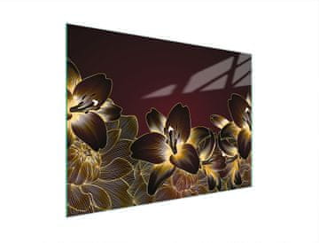 TMK STAKLENA DASKA ZA REZANJE 30x22 ORHIDEJA