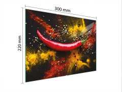 TMK STAKLENA DASKA ZA REZANJE 30x22 CHILLI