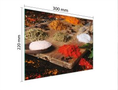 TMK STAKLENA DASKA ZA REZANJE 30x22 ZAČINA