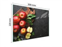 TMK STAKLENA DASKA ZA REZANJE 30x22 JABUKA