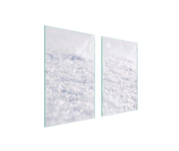 TMK ZAŠTITNA PLOČA OD STAKLENA ZA ŠTEDNJAK 75x52 BIJELA