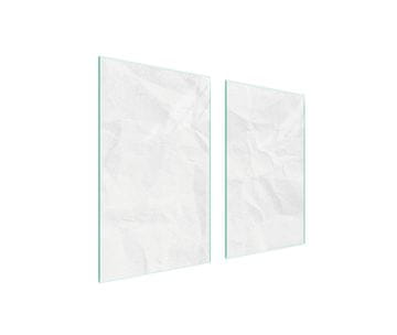 TMK ZAŠTITNA PLOČA OD STAKLENA ZA ŠTEDNJAK 75x52 BIJELA