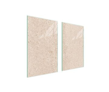 TMK ZAŠTITNA PLOČA OD STAKLA ZA ŠTEDNJAK 75x52 BEŽ