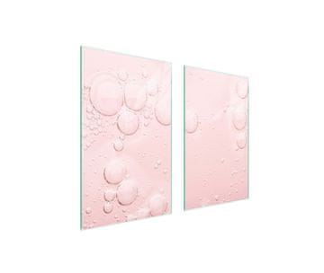 TMK ZAŠTITNA PLOČA OD STAKLA ZA ŠTEDNJAK 75x52 RUŽIČASTA