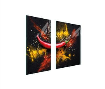 TMK ZAŠTITNA STAKLENA PLOČA 75x52 ČILI