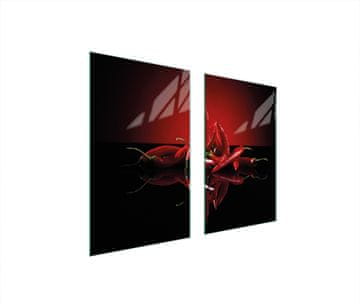 TMK ZAŠTITNA PLOČA OD STAKLA ZA ŠTEDNJAK 75x52 CHILLI