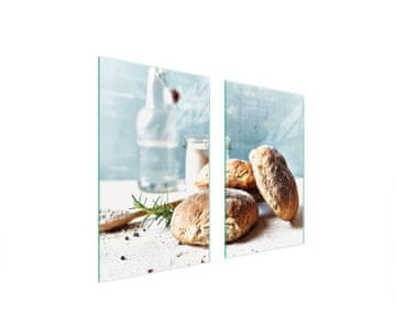 TMK ZAŠTITNA PLOČA OD STAKLENA ZA ŠTEDNJAK 75x52 ZA KRUH