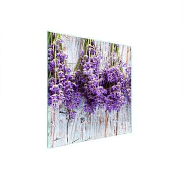 TMK ZAŠTITNA PLOČA OD STAKLA ZA ŠTEDNJAK 50x52 LAVANDA