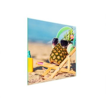 TMK ZAŠTITNA PLOČA OD STAKLENA ZA ŠTEDNJAK 50x52 ANANAS