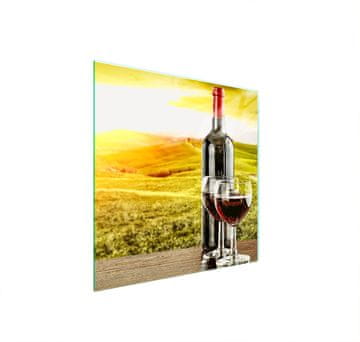 TMK ZAŠTITNA PLOČA OD STAKLENA ZA ŠTEDNJAK ZA VINO 50x52