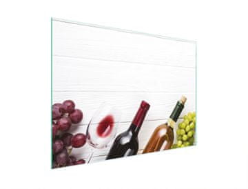 TMK STAKLENA DASKA ZA REZANJE 30x22 VINO