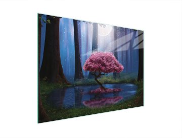 TMK STAKLENA DASKA ZA REZANJE 30x22 DRVO