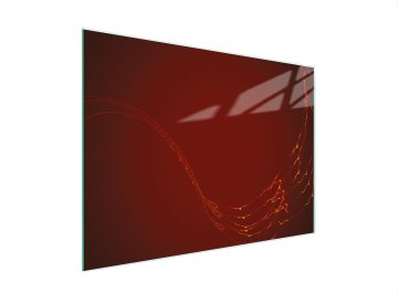 TMK STAKLENA DASKA ZA REZANJE 30x22 CRVENA