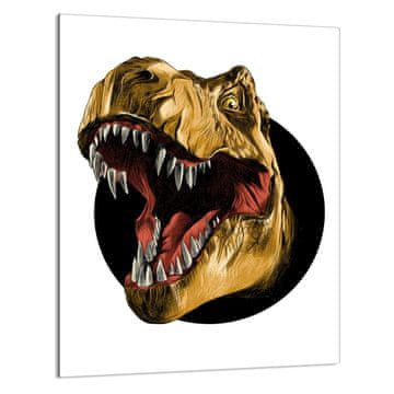 TMK STAKLENA DASKA ZA REZANJE 40x52 Dinosaur