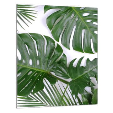 TMK STAKLENA DASKA ZA REZANJE 40x52 Monstera