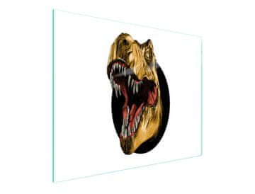 TMK STAKLENA DASKA ZA REZANJE 52x30 DINOSAUR