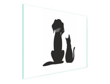 TMK STAKLENA DASKA ZA REZANJE 52x30 ŽIVOTINJE