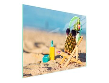 TMK STAKLENA DASKA ZA REZANJE 52x30 ANANAS