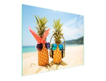 TMK STAKLENA DASKA ZA REZANJE 52x30 ANANAS