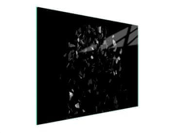 TMK STAKLENA DASKA ZA REZANJE 52x30 CRNA