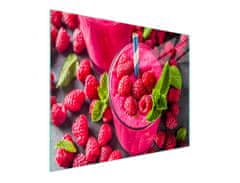 TMK STAKLENA DASKA ZA REZANJE 52x30 MALINA