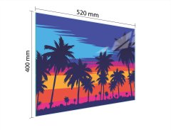 TMK STAKLENA DASKA ZA REZANJE 52x40 PALME