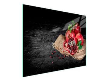 TMK STAKLENA DASKA ZA REZANJE 52x30 TAMNOPLAVA