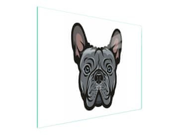 TMK STAKLENA DASKA ZA REZANJE 52x30 DOG