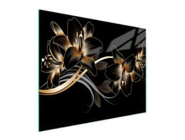 TMK STAKLENA DASKA ZA REZANJE 52x40 ORHIDEJA