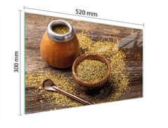 TMK STAKLENA DASKA ZA REZANJE 52x30 YERBA