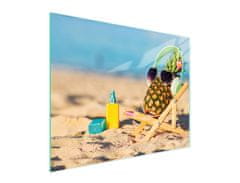 TMK STAKLENA DASKA ZA REZANJE 52x40 ANANAS