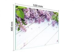 TMK STAKLENA DASKA ZA REZANJE 52x40 LILAC