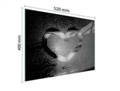 TMK STAKLENA DASKA ZA REZANJE 52x40 SRCE