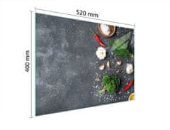 TMK STAKLENA DASKA ZA REZANJE 52x40 ŠKRILJAC