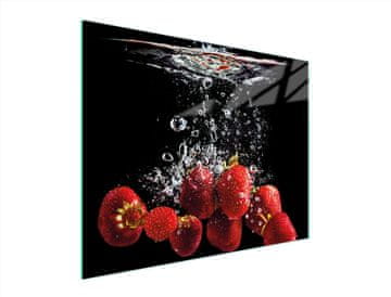 TMK STAKLENA DASKA ZA REZANJE 52x40 JAGODE