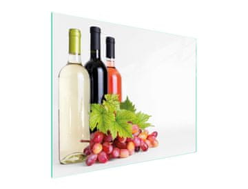 TMK STAKLENA DASKA ZA REZANJE 52x40 VINO