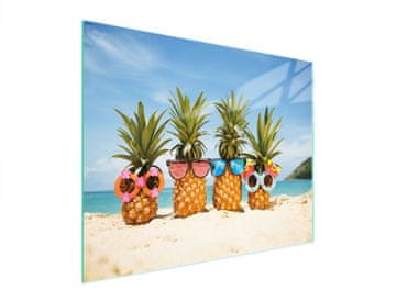 TMK STAKLENA DASKA ZA REZANJE 52x40 ANANAS