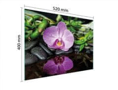 TMK STAKLENA DASKA ZA REZANJE 52x40 ORHIDEJA